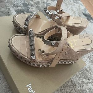 Christian Louboutin wedges ** SEND OFFERS **
